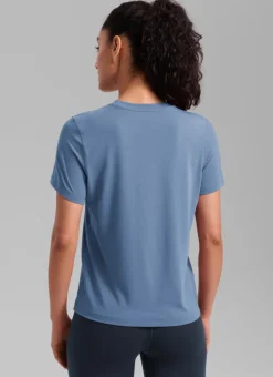 Quick Dry Crewneck Hip Length Short Sleeve