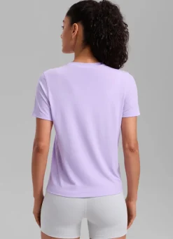 Quick Dry Crewneck Hip Length Short Sleeve