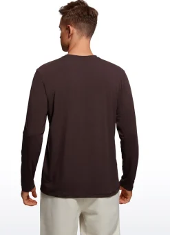 Quick Dry High Crewneck Long Sleeves Shirts