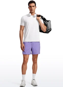 Quick Dry High Crewneck Short Sleeves Shirts