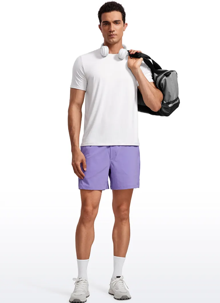 Quick Dry High Crewneck Short Sleeves Shirts