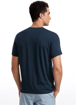 Quick Dry High Crewneck Short Sleeves Shirts