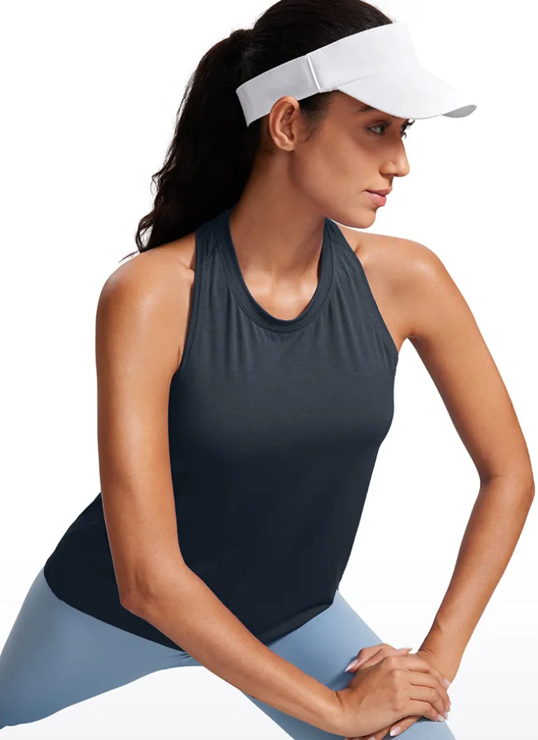 Racerback Casual Sleeveless Tank