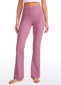 Ribbed High Waist Pocket Flare Leggings 31
