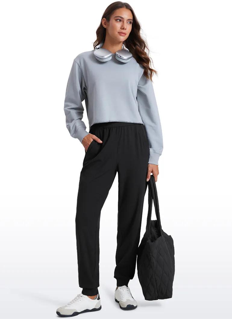 Ribbed Pocket Sweat Pant 28"