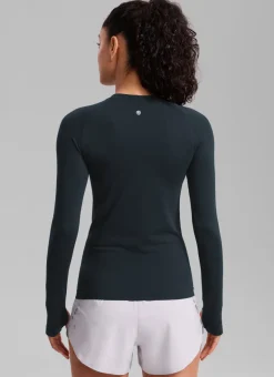 Seamless Crew Neck Long Sleeve