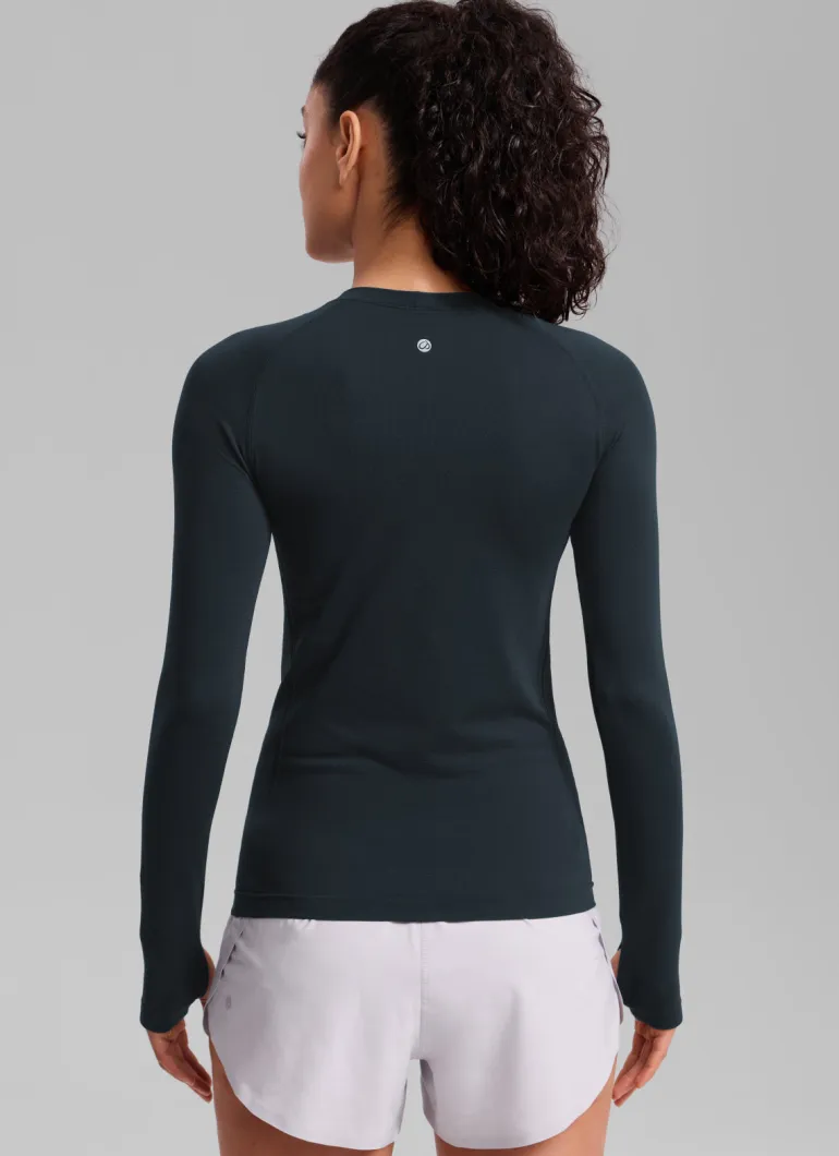 Seamless Crew Neck Long Sleeve