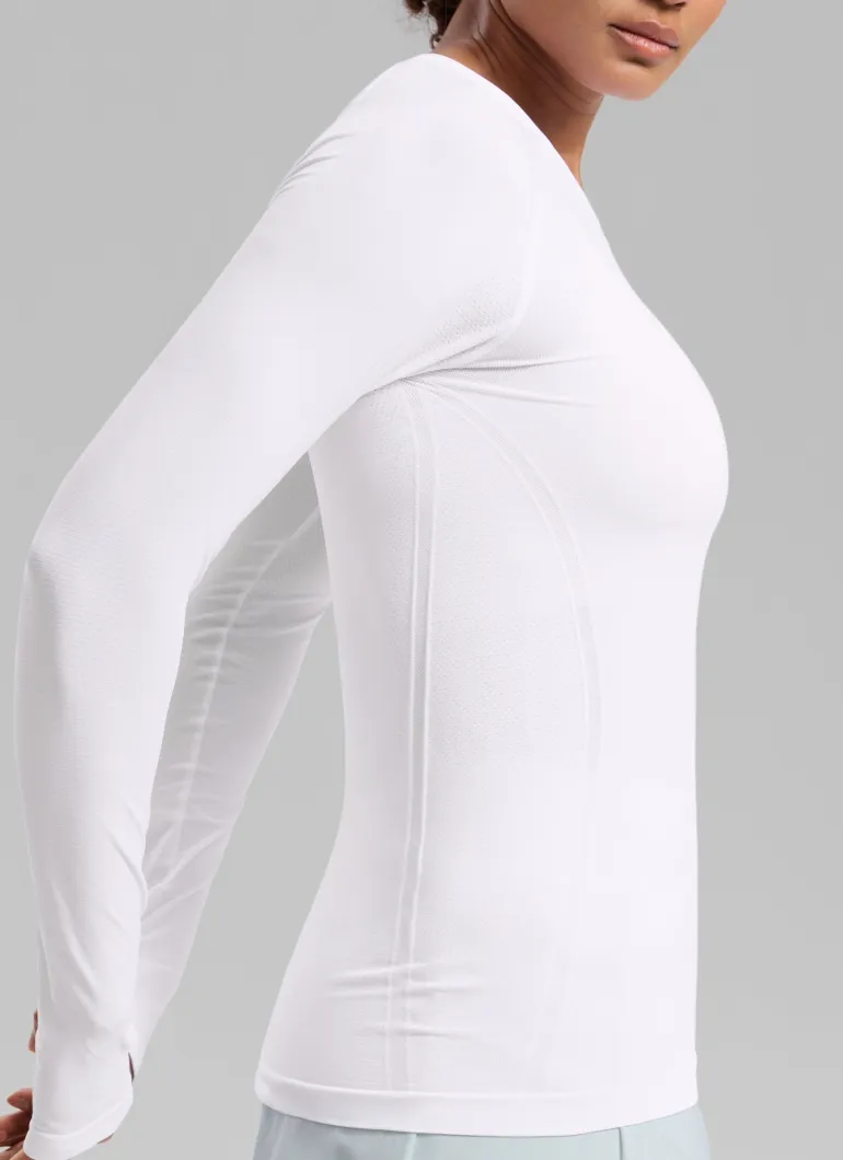 Seamless Crew Neck Long Sleeve