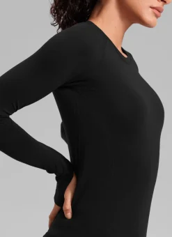 Seamless Crew Neck Long Sleeve