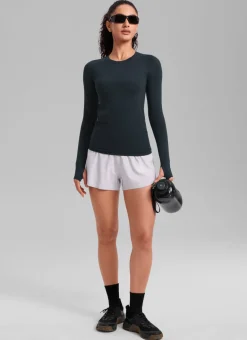 Seamless Crew Neck Long Sleeve
