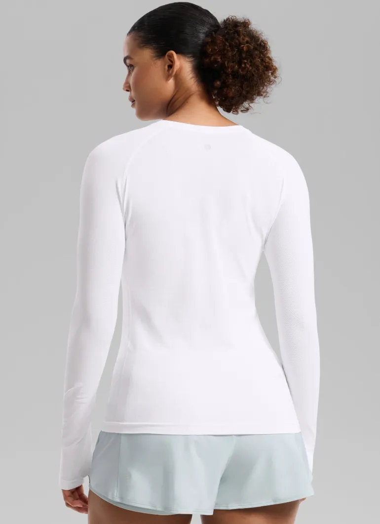 Seamless Crew Neck Long Sleeve