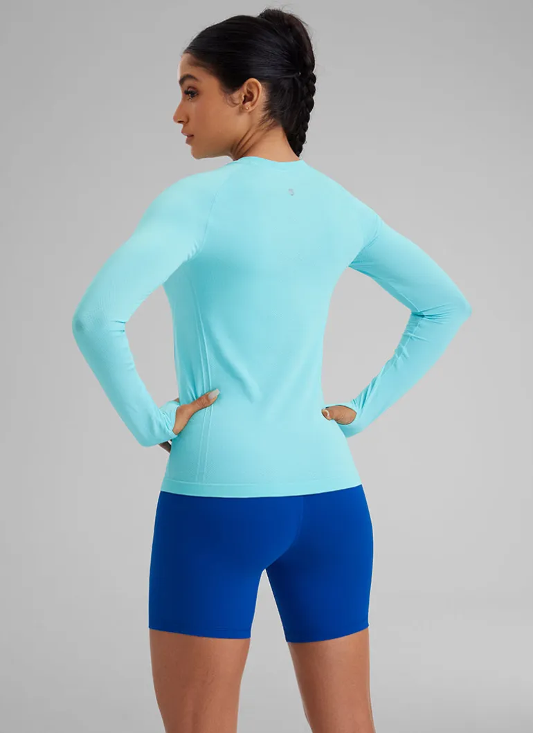 Seamless Crew Neck Long Sleeve