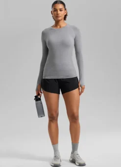 Seamless Crew Neck Long Sleeve