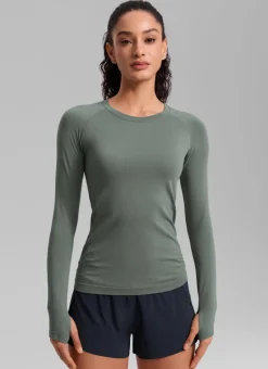 Seamless Crew Neck Long Sleeve
