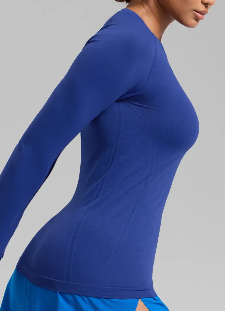 Seamless Crew Neck Long Sleeve