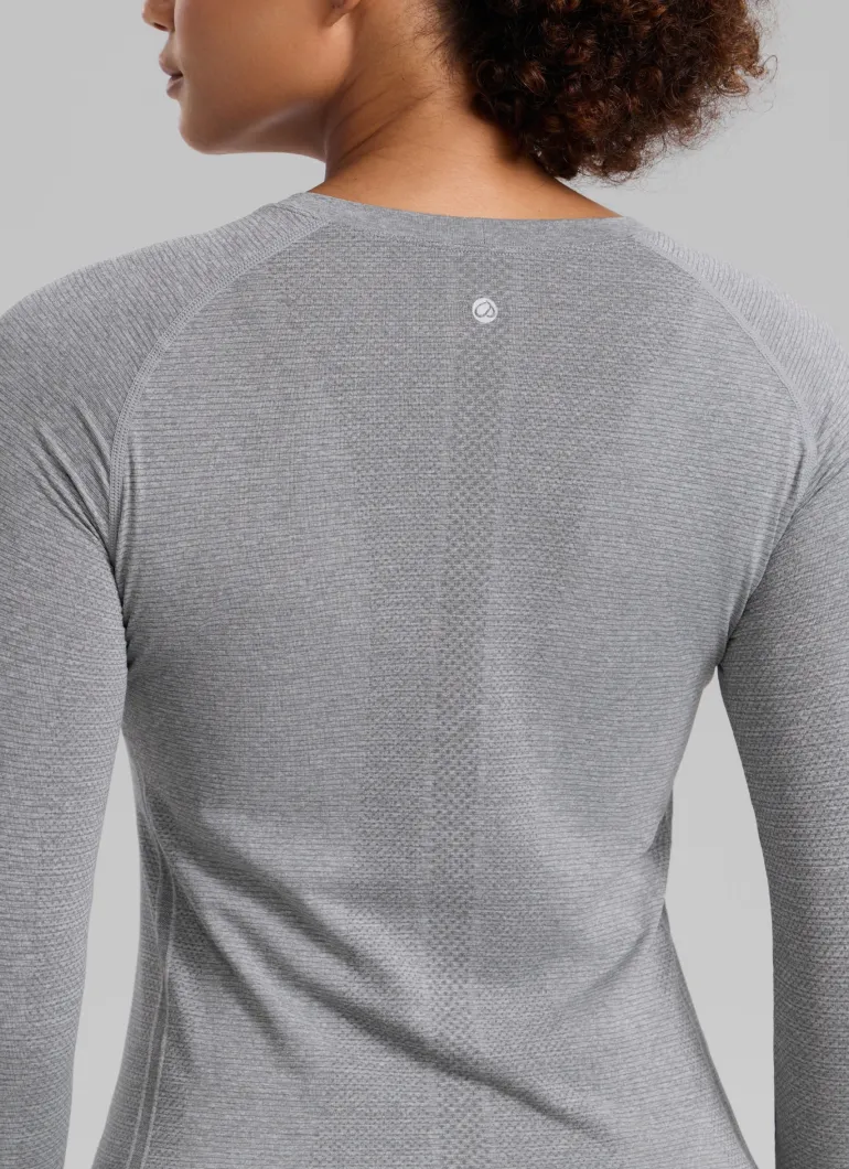 Seamless Crew Neck Long Sleeve