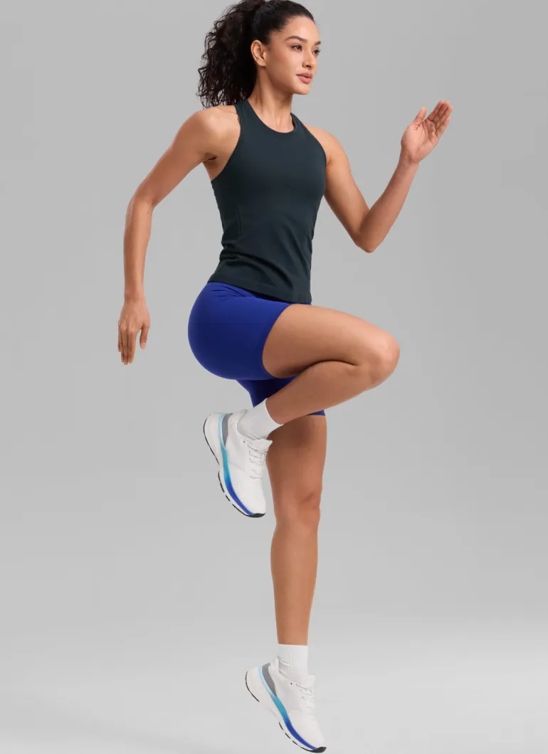 Seamless Crewneck Racerback Tank