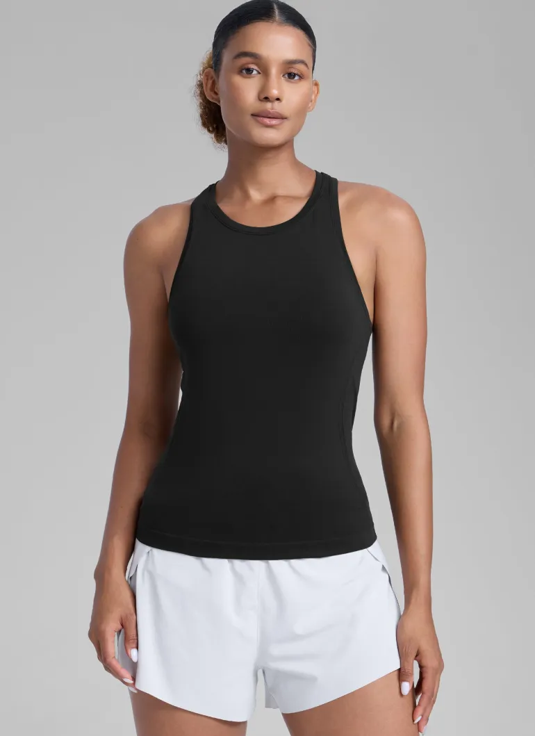 Seamless Crewneck Racerback Tank