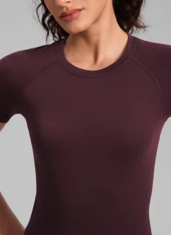 Seamless Hip Length Short Sleeve