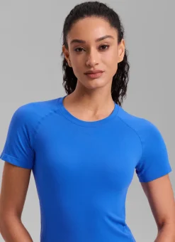 Seamless Hip Length Short Sleeve