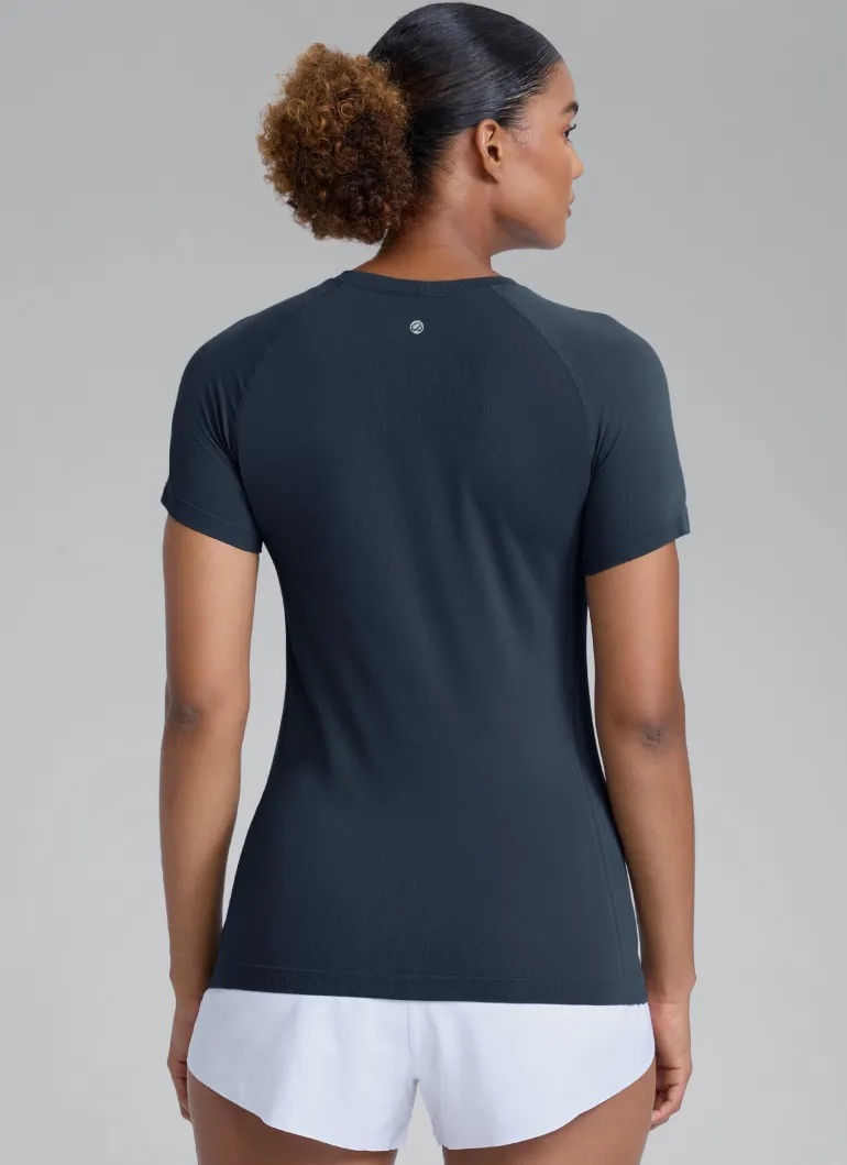 Seamless Hip Length Short Sleeve
