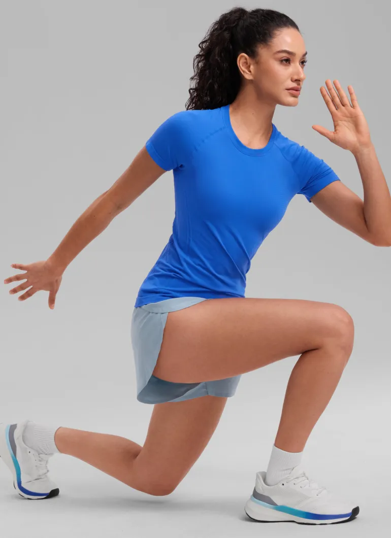 Seamless Hip Length Short Sleeve