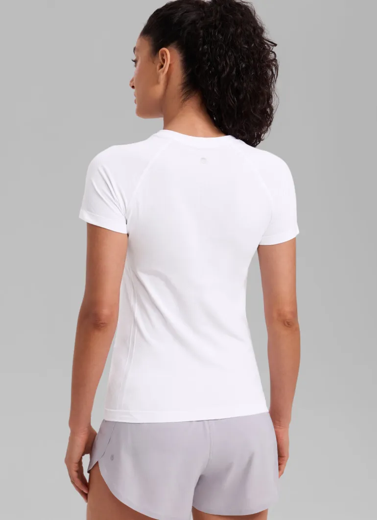 Seamless Hip Length Short Sleeve