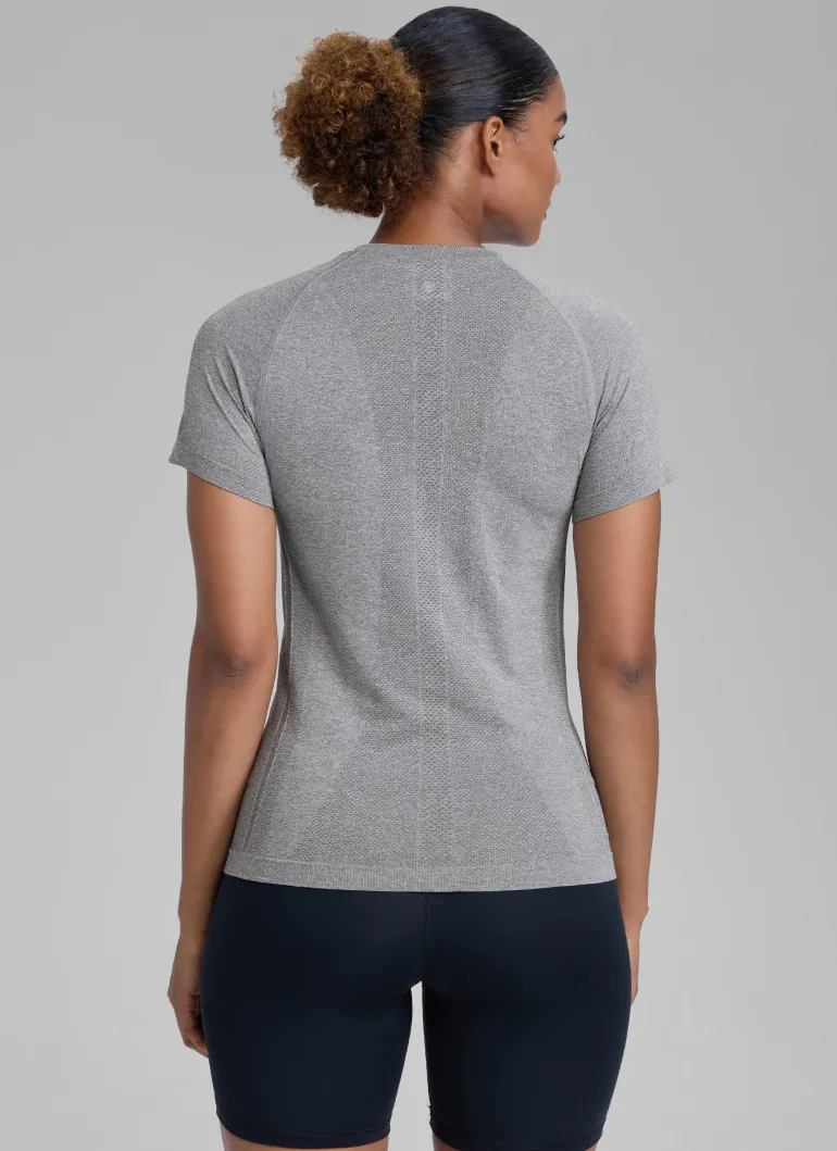 Seamless Hip Length Short Sleeve