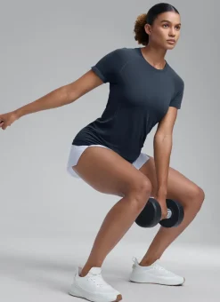 Seamless Hip Length Short Sleeve