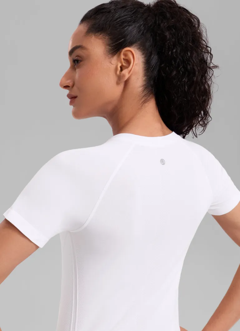 Seamless Hip Length Short Sleeve