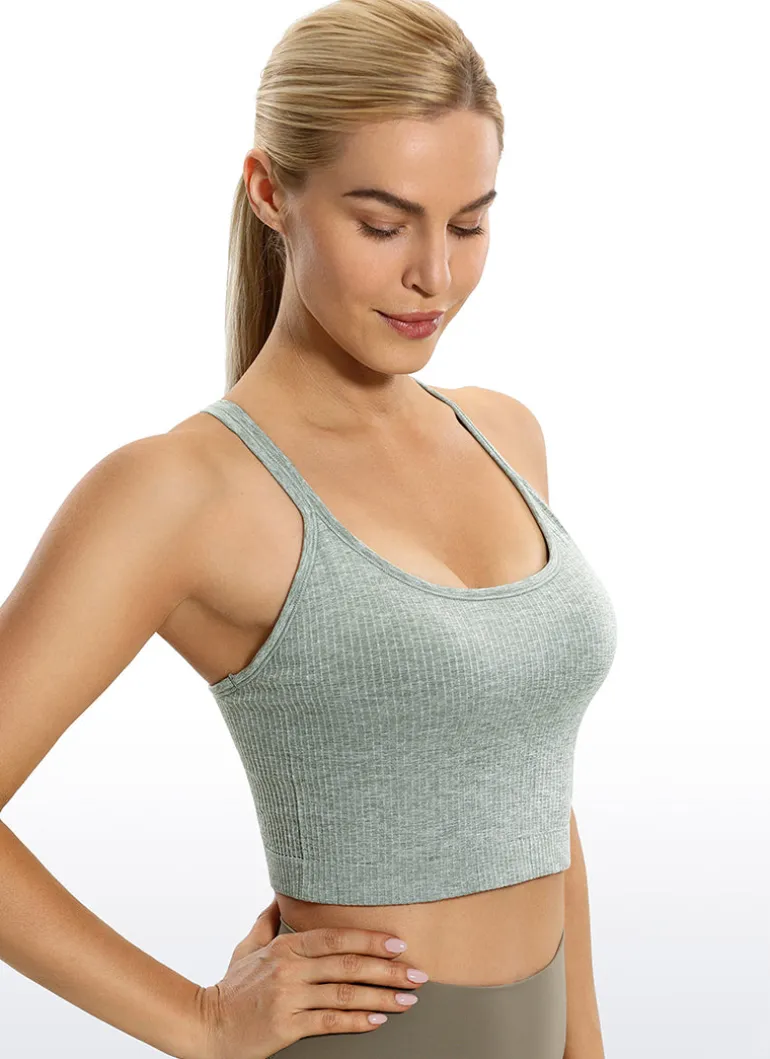 Seamless Longline Bra Y-back