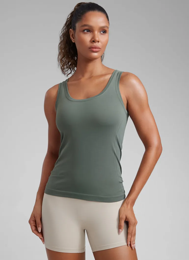Seamless Low U Back Breathable Tank