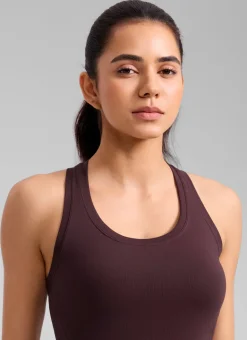 Seamless Racerback Scoop Neck Tank