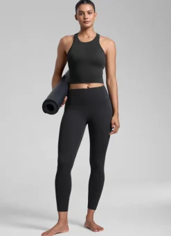 Seamless Ribbed Racerback Crop Tank