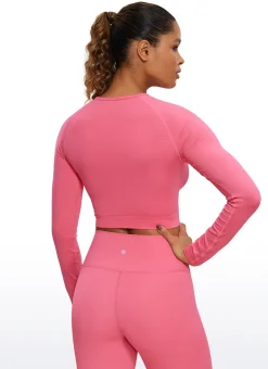Seamless Slim Fit Cropped Long Sleeve
