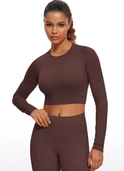 Seamless Slim Fit Cropped Long Sleeve