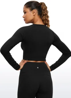Seamless Slim Fit Cropped Long Sleeve