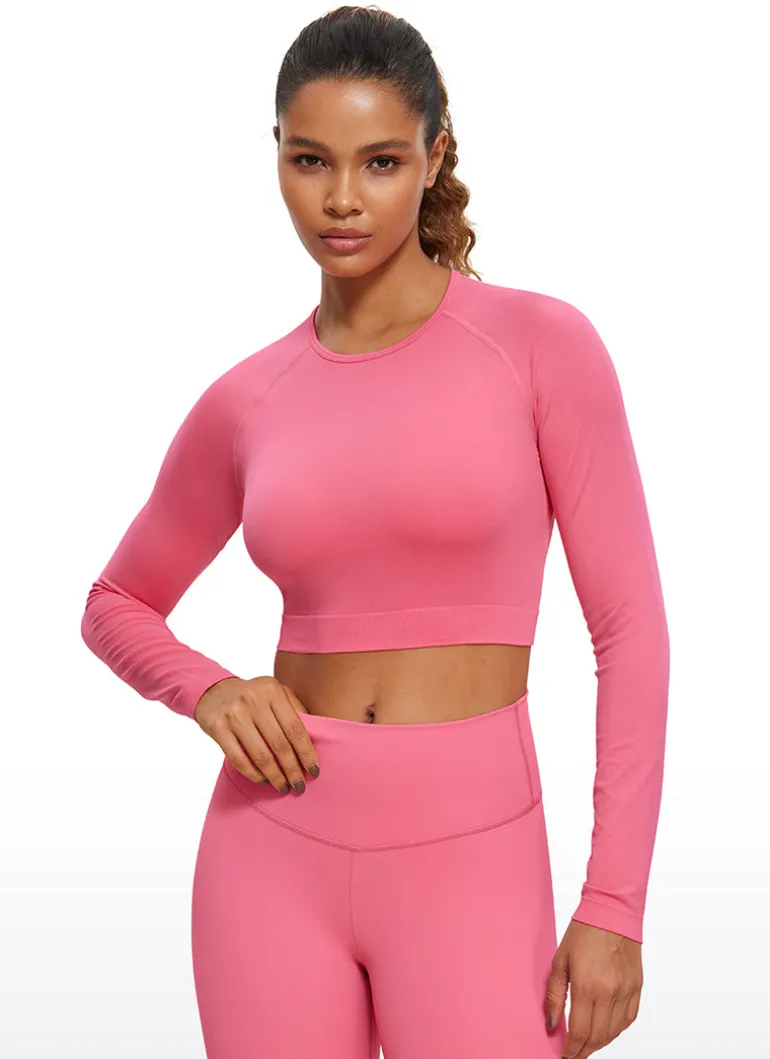 Seamless Slim Fit Cropped Long Sleeve