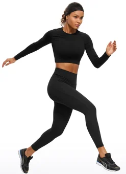 Seamless Slim Fit Cropped Long Sleeve