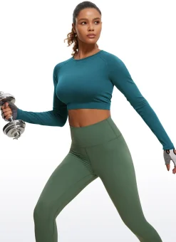 Seamless Slim Fit Cropped Long Sleeve