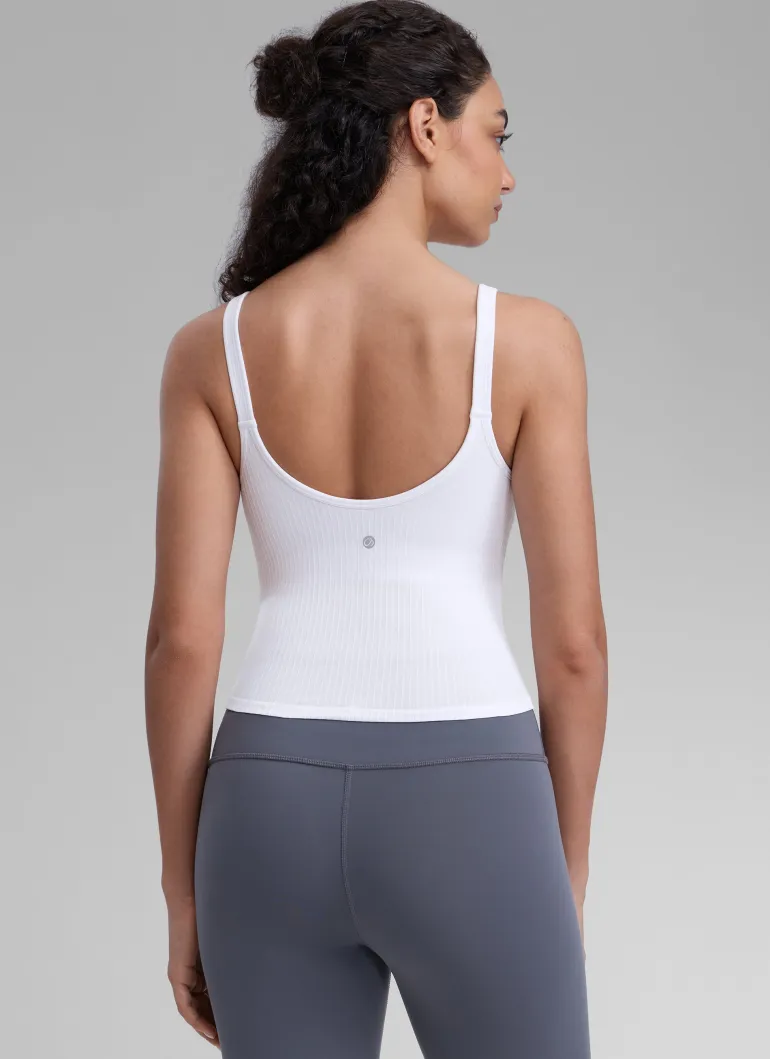 Seamless U Back Built in Bra Tank