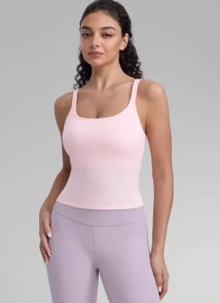 Seamless U Back Built in Bra Tank