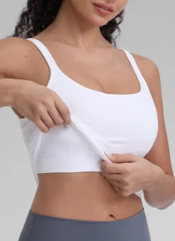 Seamless U Back Built in Bra Tank
