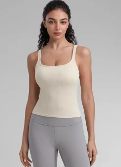 Seamless U Back Built in Bra Tank