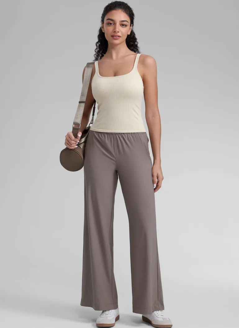 Seamless U Back Built in Bra Tank