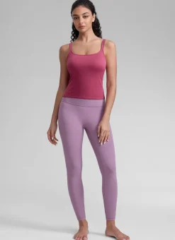Seamless U Back Built in Bra Tank
