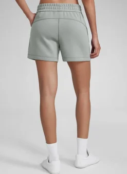 SoftAura Drawstring Pocket Sweat Shorts 4”