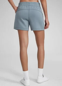 SoftAura Drawstring Pocket Sweat Shorts 4”