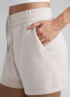 SoftAura Drawstring Pocket Sweat Shorts 4”