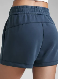 SoftAura Drawstring Pocket Sweat Shorts 4”